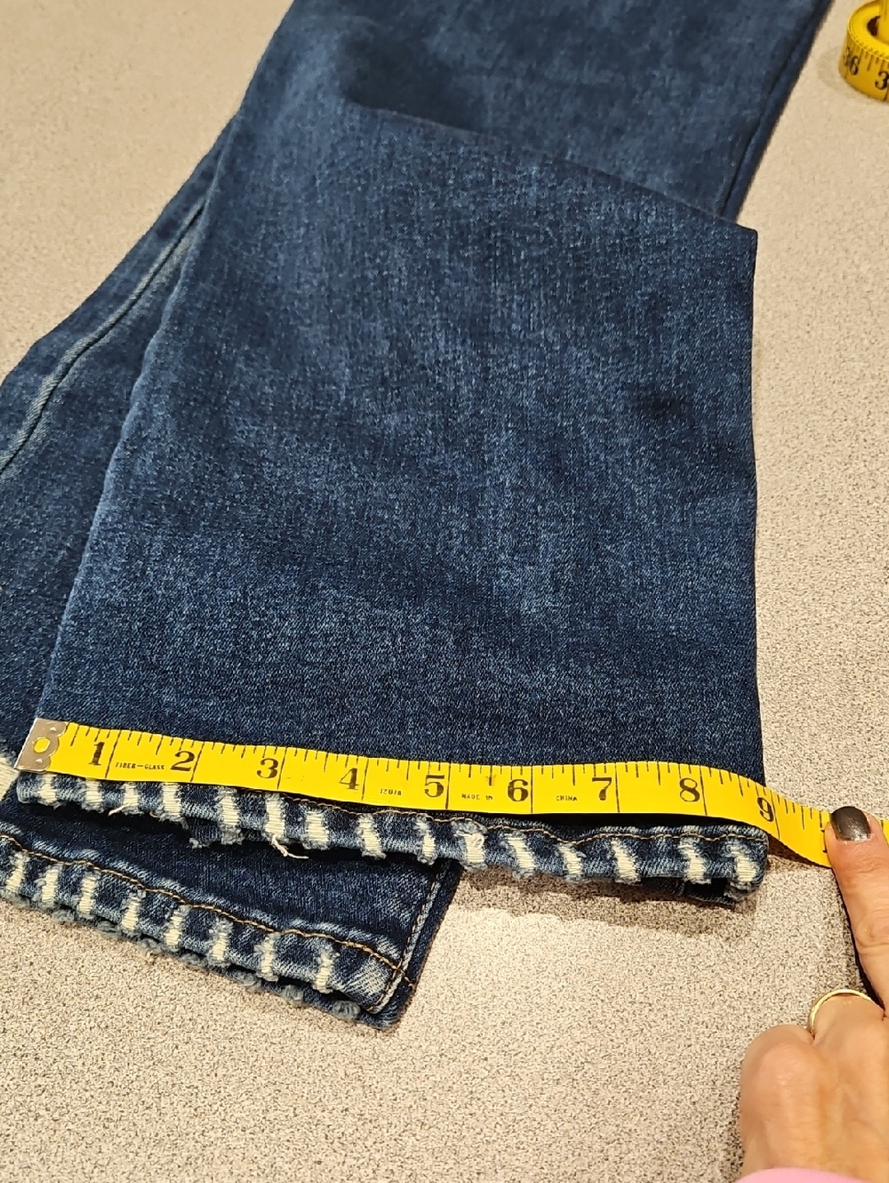 KanCan Dark Blue Wide Leg High-Rise Jeans - Picture 14 of 15